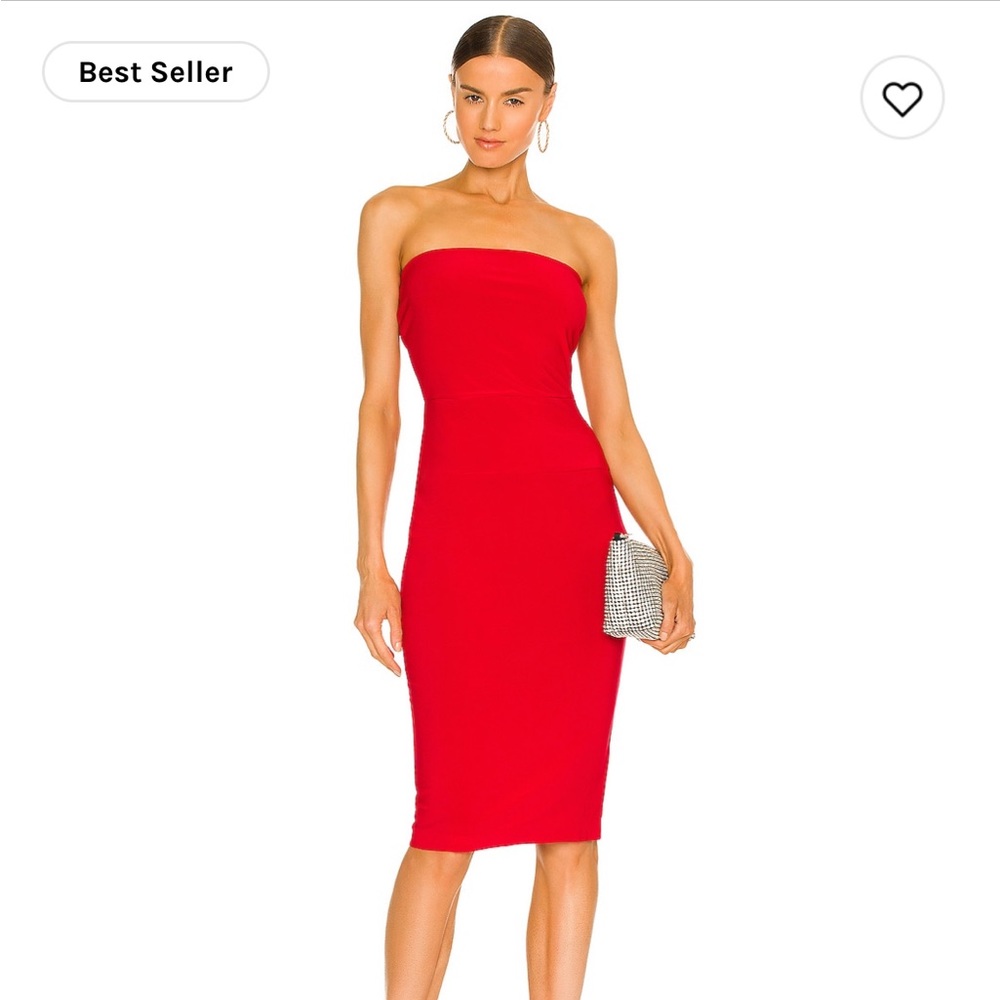 Norma Kamala x revolve strapless dress